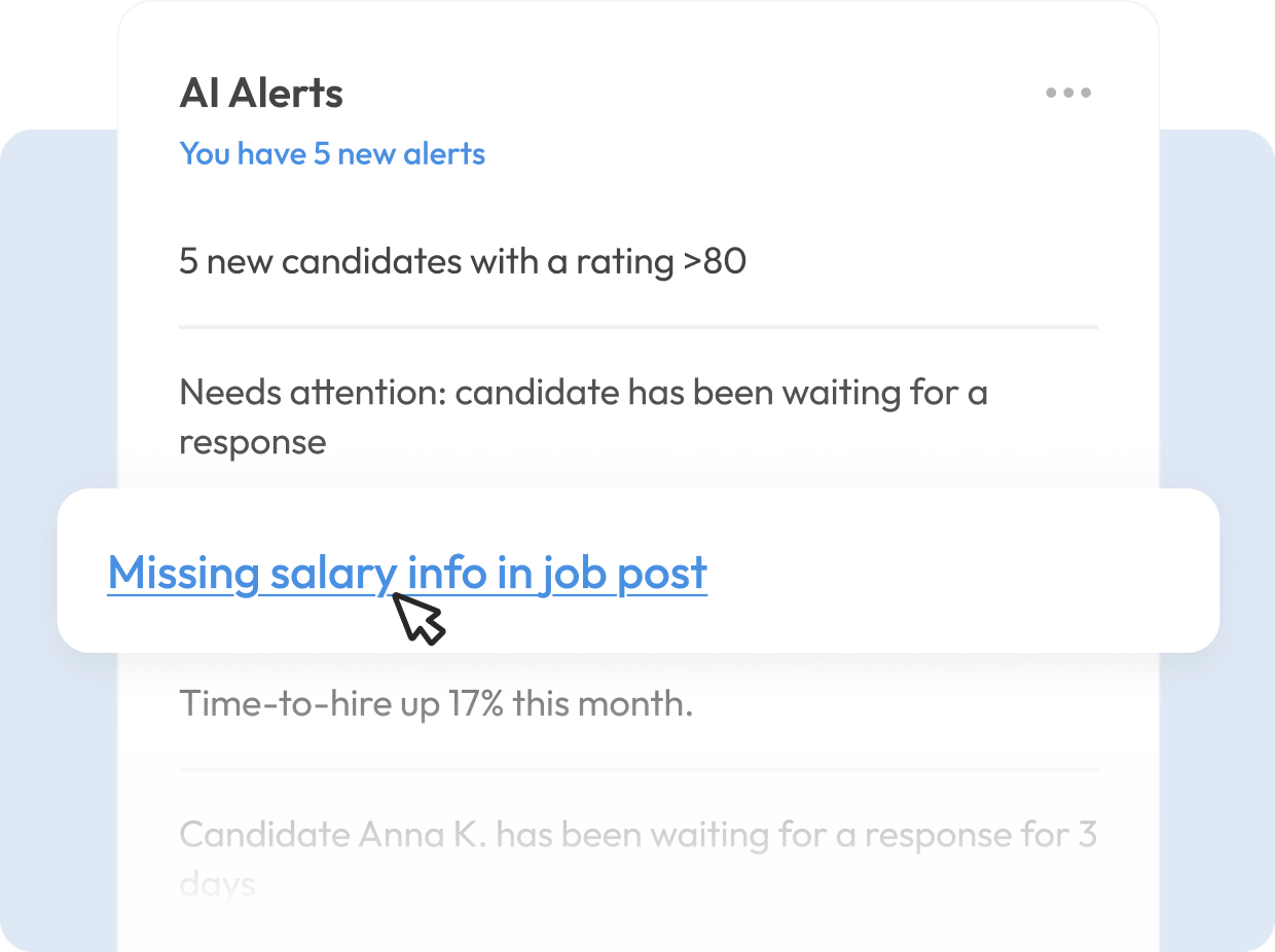 Smart Alerts Feature