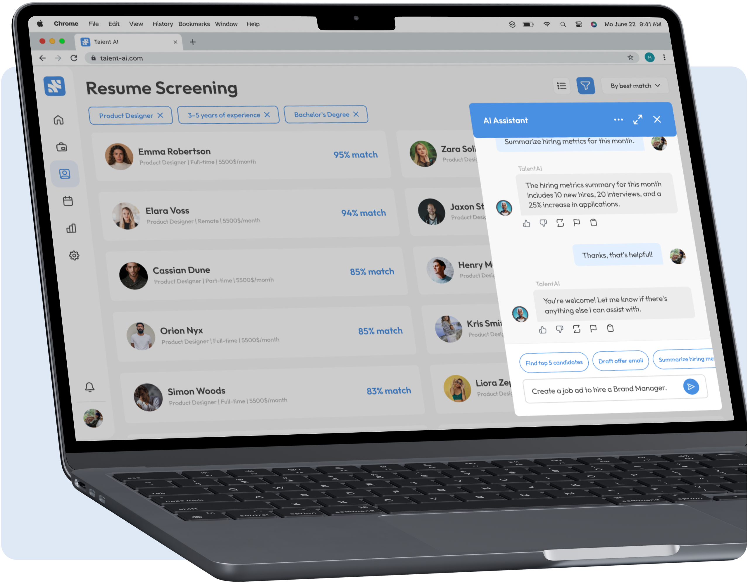 AI Chat Assistant Feature