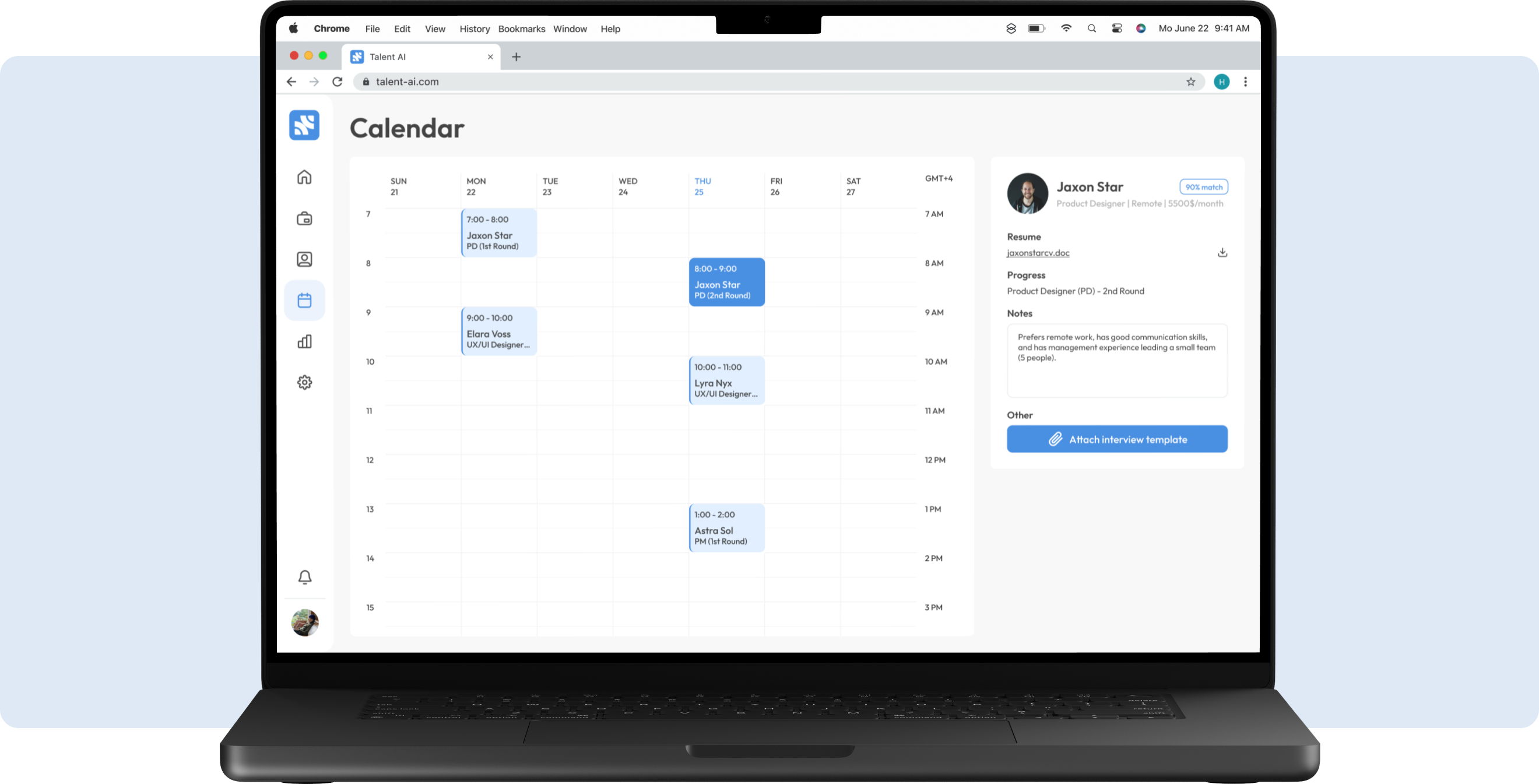 Interview Scheduling Feature
