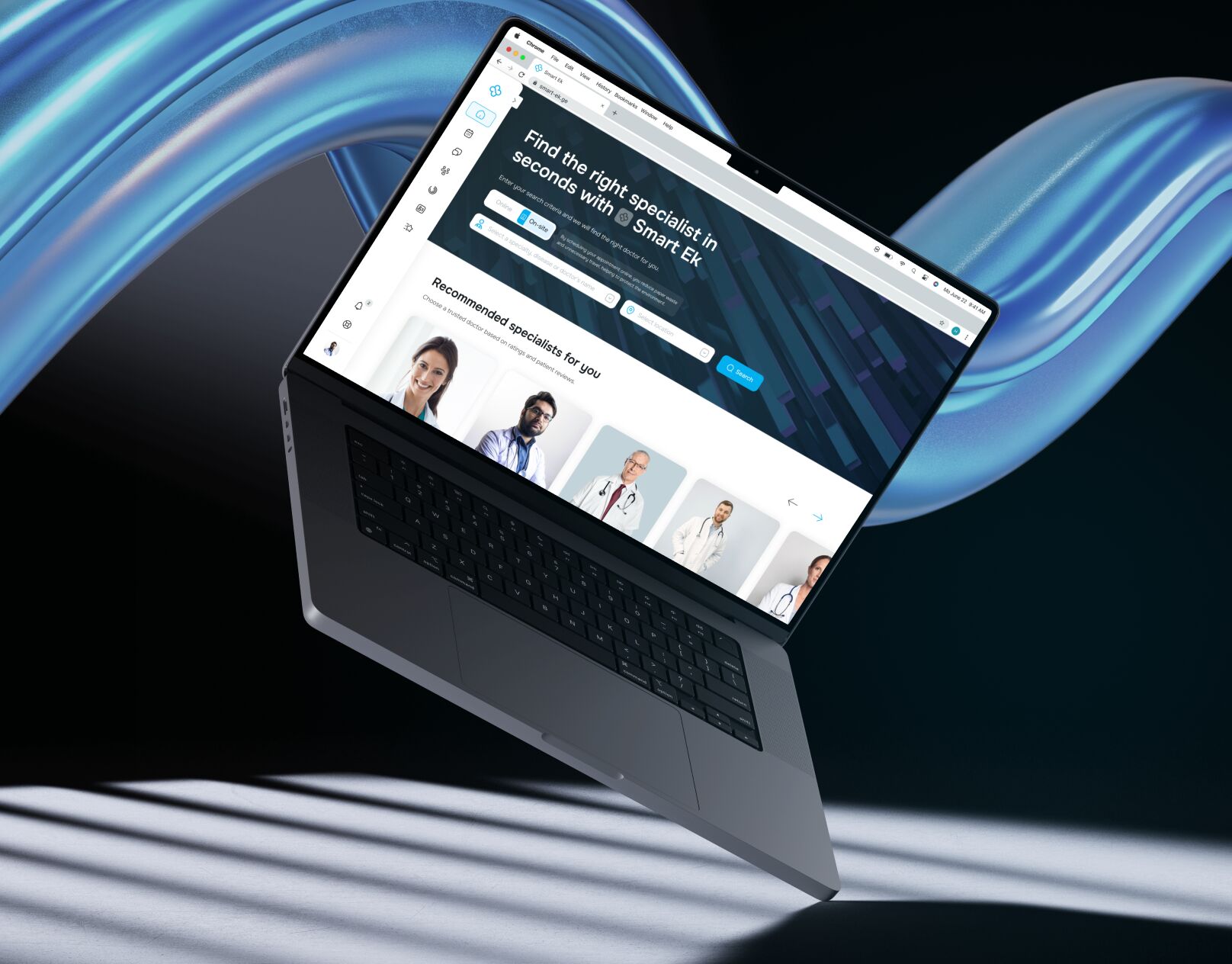 Smart Ek - HealthTech Digital Platform UX/UI Design by YAS Agency